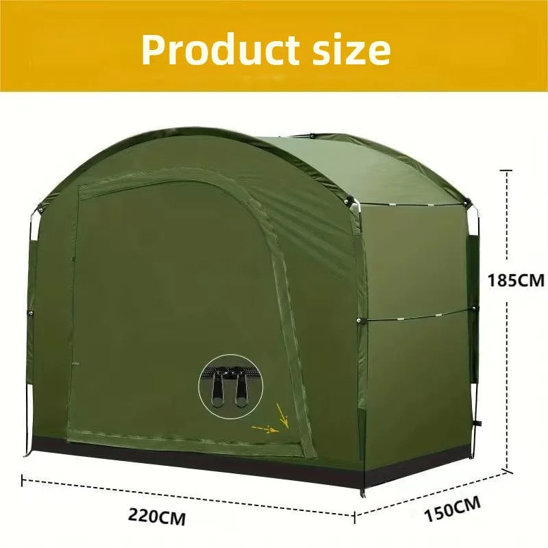 Large Portable Bicycle Tent New Outdoor Waterproof Sun Protection Dustproof Storage Tent for Bicycles Bike Motorcycle Motorbike