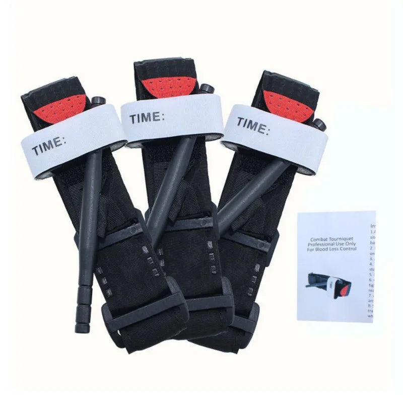 Red Tip Emergency Belt First Aid Kit For Outdoor Exploration Tourniquet Survival Tactical Combat Application