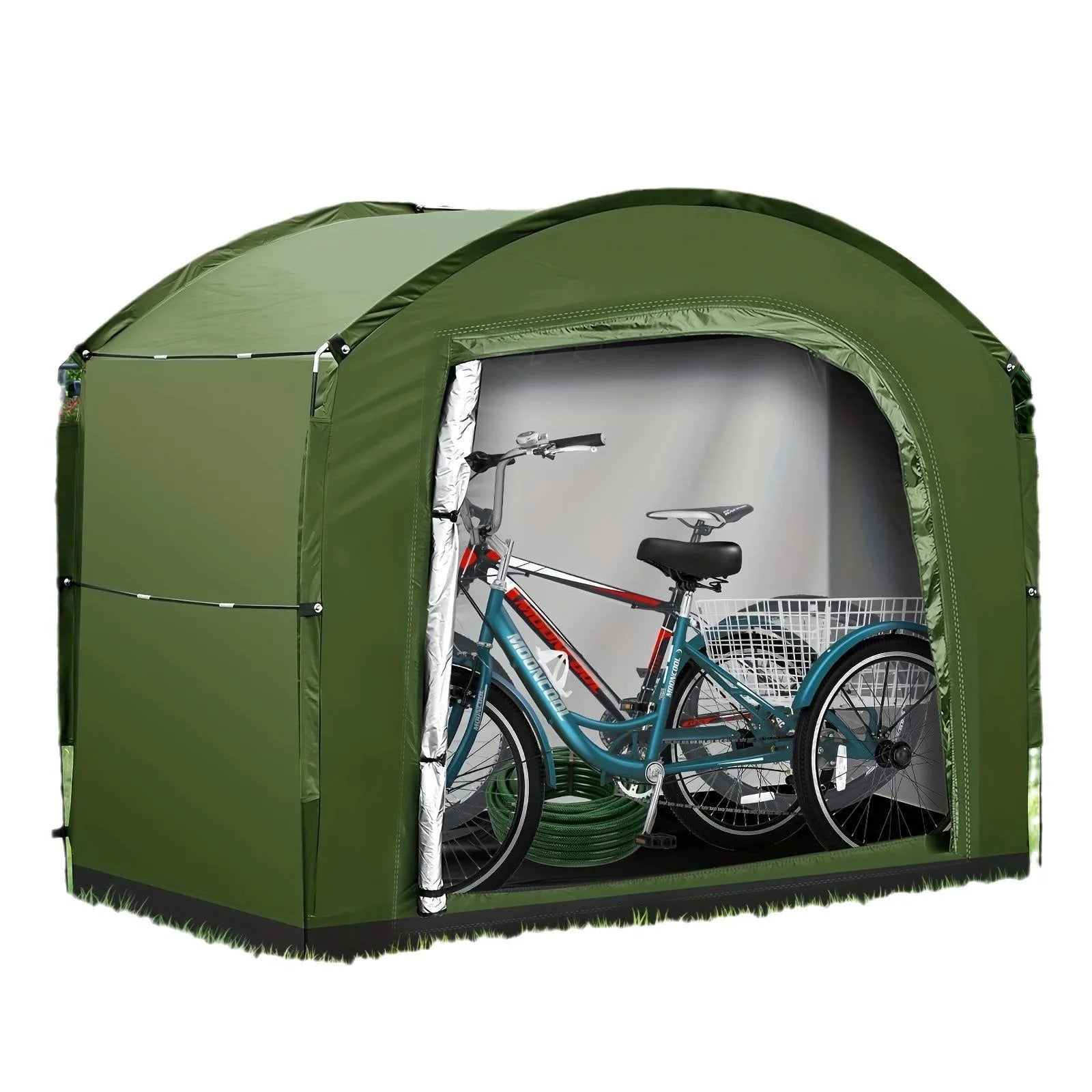 Large Portable Bicycle Tent New Outdoor Waterproof Sun Protection Dustproof Storage Tent for Bicycles Bike Motorcycle Motorbike