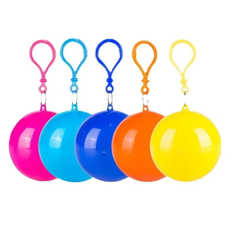 Emergency Rain Poncho Disposable Waterproof - Portable Compact Reusable Raincoat for Adults, Outdoor Travel, Hiking, Festival