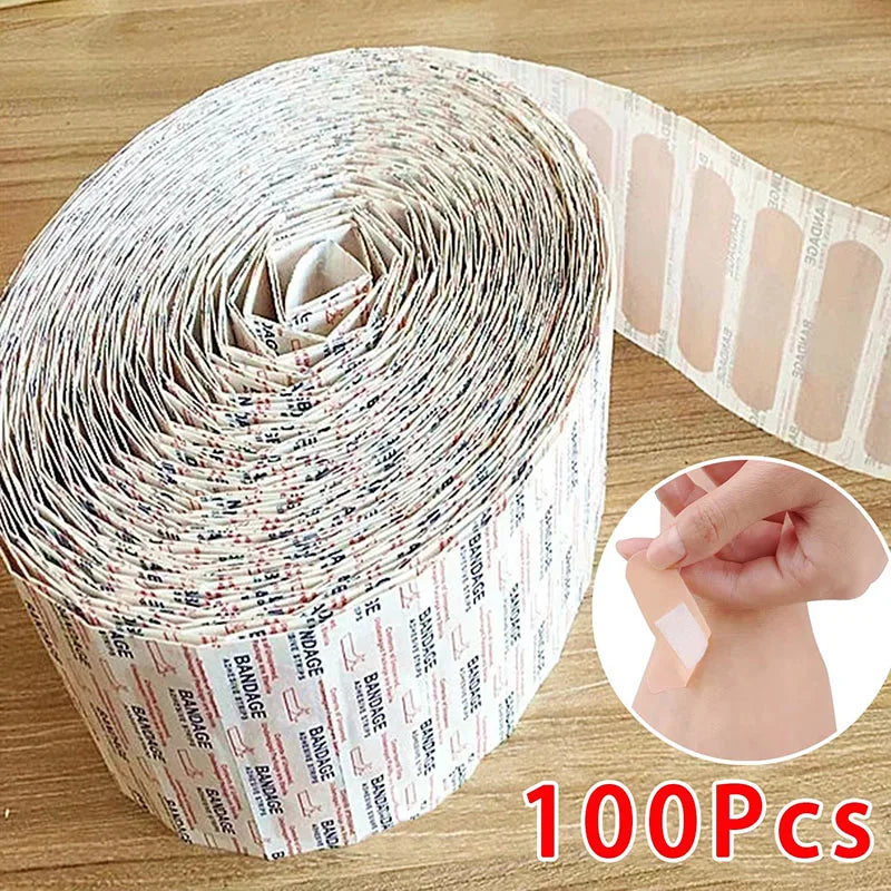 20/40/80/100pcs Band-Aids Waterproof Breathable Cushion Adhesive Plaster Wound Hemostasis Sticker Band First Aid Bandage
