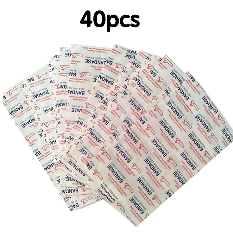 20/40/80/100pcs Band-Aids Waterproof Breathable Cushion Adhesive Plaster Wound Hemostasis Sticker Band First Aid Bandage