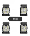 Solar powered courtyard lamp, household garden lighting, human body sensing multifunctional outdoor clip on lawn lamp