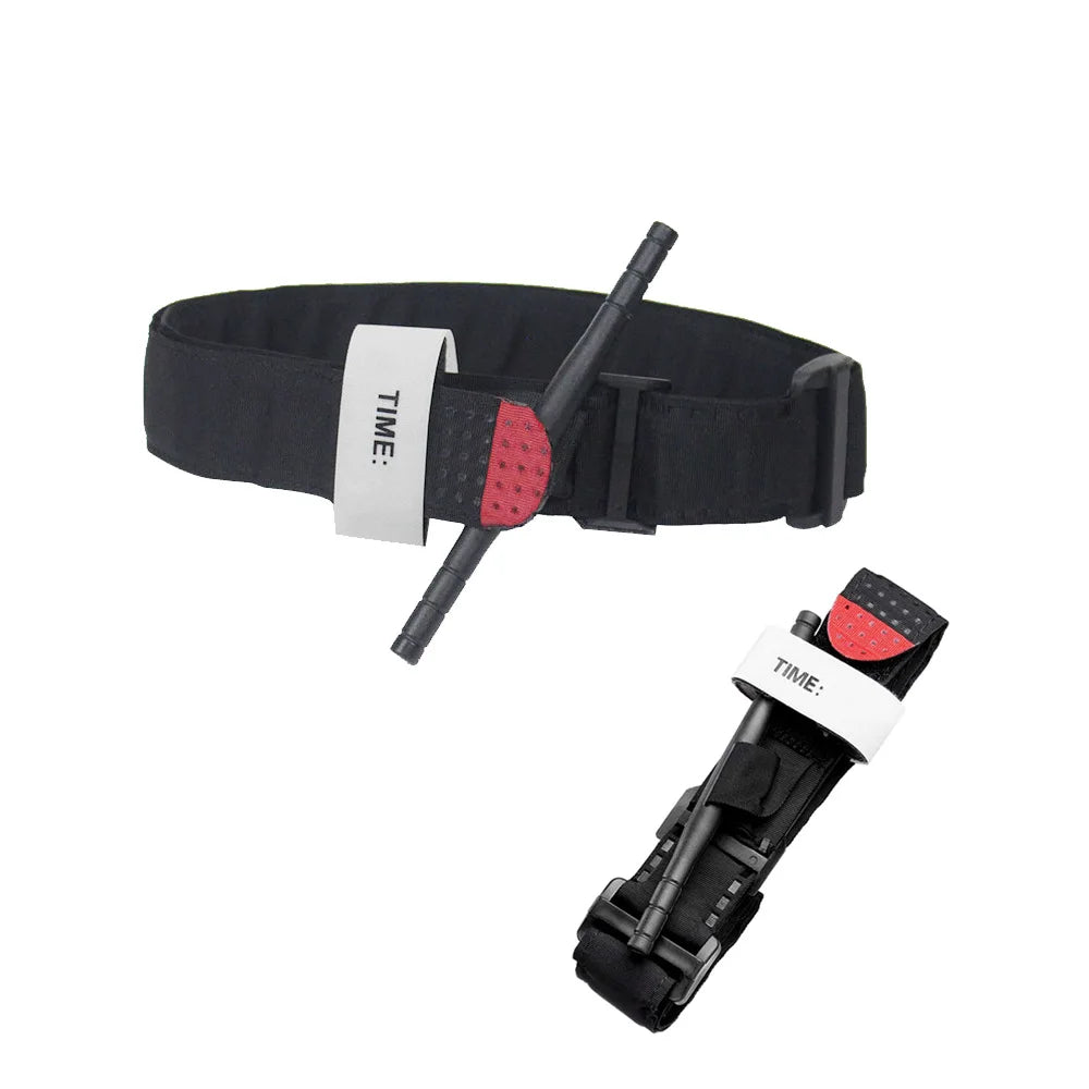 Red Tip Emergency Belt First Aid Kit For Outdoor Exploration Tourniquet Survival Tactical Combat Application