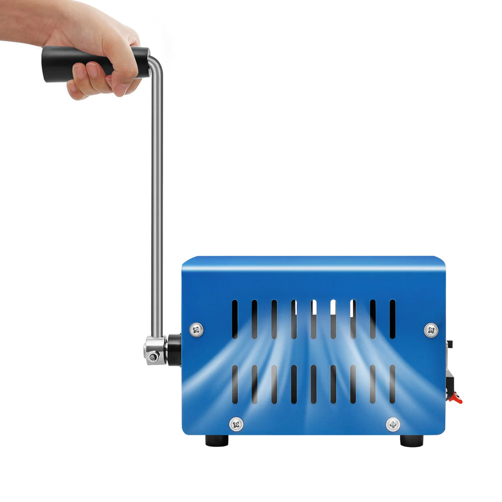 20W Manual Hand Crank Generator Portable Emergency USB Charging Generator F20 for Travel Camping