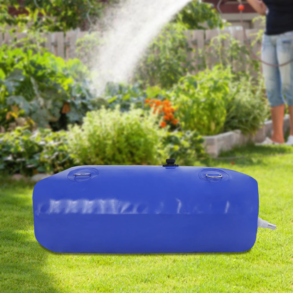 110/240L Water Storage Bladder PVC Foldable Water Bladder Storage Container for Temperature -40-80°C Fireproof, Wear-Resistant