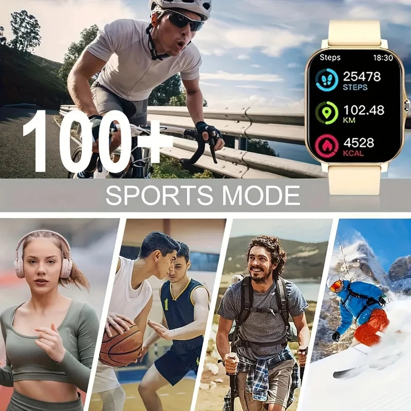 2026 New Smart Watch For Men Women 1.83Inch Full Touch Display BT Call Sports Monitoring SmartWatch For Android&IOS Phone
